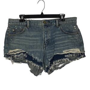 BDG Denim NWT Boyfriend Jean Shorts Size 30W Distressed Raw Hems